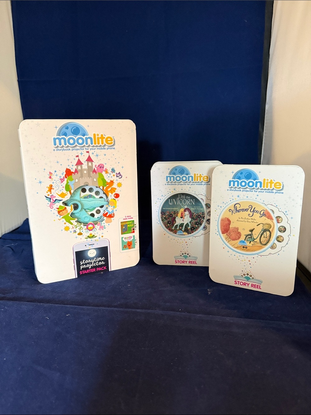 Moonlite Storytime Projector Starter Pack - White